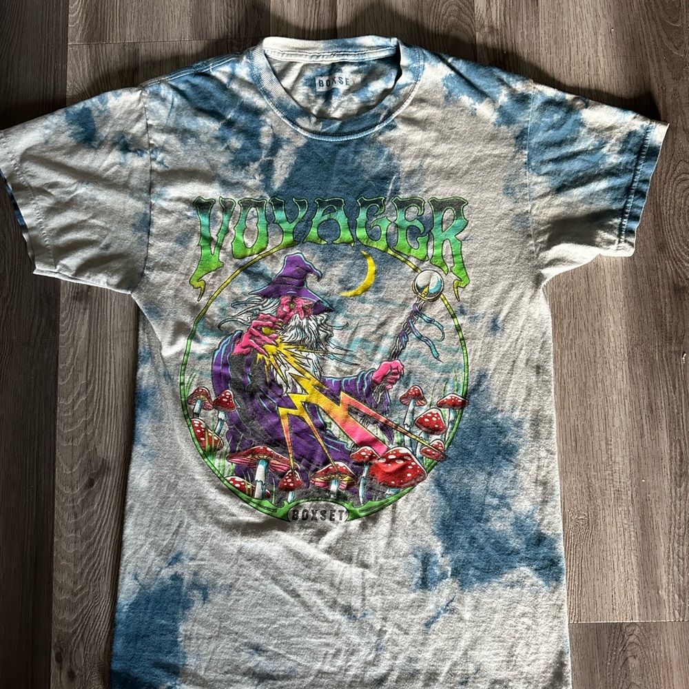 Voyager Boxset Tie Dye Die Wizard theme t shirt size Small S Tee